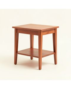 Field Bend Side Table - Terracotta (synthetic illustration; no displayed measurements)