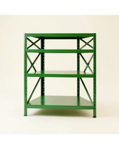 Maple Branch Empty Seed-Starting Shelving Unit Without Lights - Green (synthetic illustration; no displayed measurements)