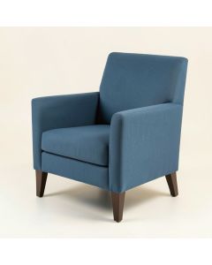 Arm Chair In Blue (synthetic illustration; no displayed measurements)