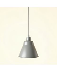 Hill Dale Pendant Light Suspended From One Plain Cable - Gray (synthetic illustration; no displayed measurements)