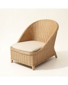 Hill Bluff Outdoor Lounge Chair - Beige (synthetic illustration; no displayed measurements)