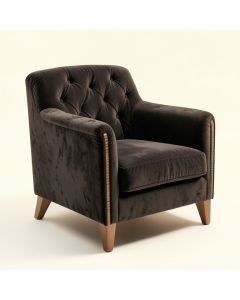 Didonato 28.1 '' Wide Tufted Velvet Armchair (synthetic illustration; no displayed measurements)