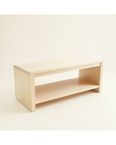 Juniper Crossing Indoor Bench - Ivory (synthetic illustration; no displayed measurements)