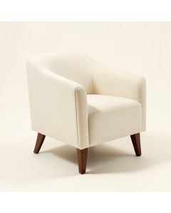 Devers Upholstered Side Chair In Cream (synthetic illustration; no displayed measurements)
