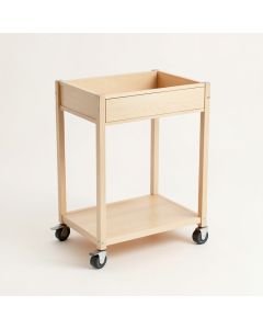 Cedar Canyon Empty Rolling Workshop Cart - Beige (synthetic illustration; no displayed measurements)
