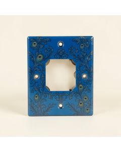Elegant Victorian Peafowl Peacock Damask 2-Gang Toggle Light Switch Wall Plate (synthetic illustration; no displayed measurements)