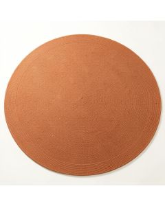 Heath Arc Round Area Rug - Terracotta (synthetic illustration; no displayed measurements)