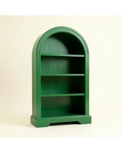 Juniper Bend Freestanding Bookcase - Green (synthetic illustration; no displayed measurements)