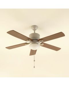 52 '' Barys 4 - Blade Outdoor Standard Ceiling Fan With Wall Control And Light Kit Included (synthetic illustration; no displayed measurements)