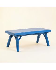 Olive Bend Indoor Bench - Blue (synthetic illustration; no displayed measurements)