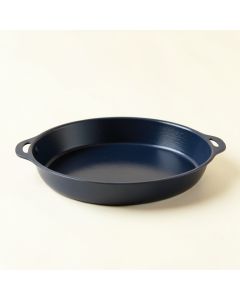 Willow Branch Serving Tray - Navy (synthetic illustration; no displayed measurements)