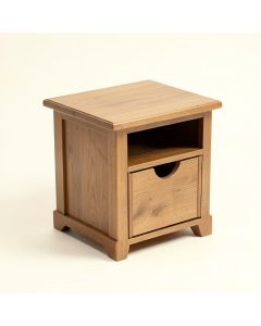 Hajrah End Table With Storage (synthetic illustration; no displayed measurements)