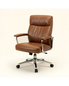 Demars Leather Task Chair (synthetic illustration; no displayed measurements)