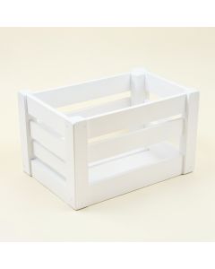 Hill Crest Empty Furniture-Style Pet Crate - White (synthetic illustration; no displayed measurements)