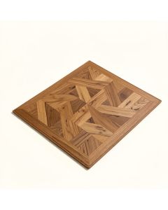 Oversized Solid Teak Indoor/Outdoor Floor Mat Rectangle Hardwood Non-Slip Geometric Shower Mat (synthetic illustration; no displayed measurements)