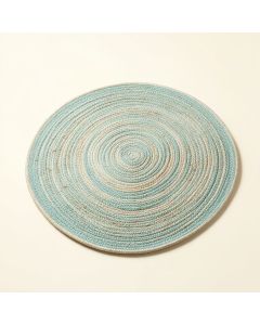 Aradia Braided Cotton Aqua Area Rug (synthetic illustration; no displayed measurements)