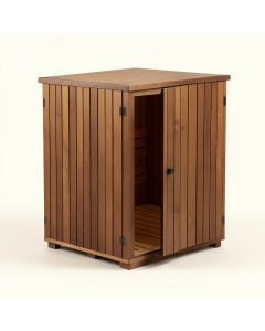 8 Person Traditional Steam Sauna (synthetic illustration; no displayed measurements)