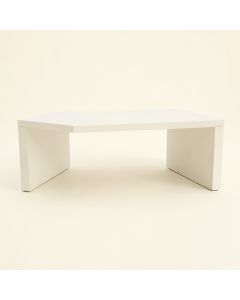 Harbor Crossing Desktop Monitor Riser - White (synthetic illustration; no displayed measurements)