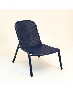 Ash Brook Outdoor Lounge Chair - Navy (synthetic illustration; no displayed measurements)