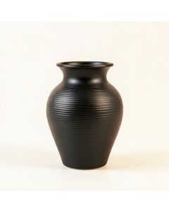 Oak Canyon Empty Decorative Vase - Black (synthetic illustration; no displayed measurements)
