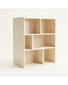 Pine Bend Desktop Shelving Unit - Ivory (synthetic illustration; no displayed measurements)