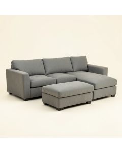 Malta Reversible Sofa & Chaise With Ottoman (synthetic illustration; no displayed measurements)