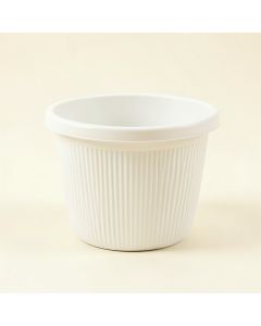 Maple Crossing Empty Planter - White (synthetic illustration; no displayed measurements)