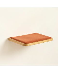Ridge Arc Wall-Mounted Cat Perch (synthetic illustration; no displayed measurements)
