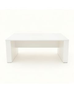 Fern Field Desktop Monitor Riser - White (synthetic illustration; no displayed measurements)