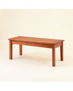 Hill Bridge Indoor Bench - Terracotta (synthetic illustration; no displayed measurements)
