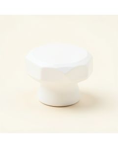 Dune Bridge Cabinet Knob Without Packaging - White (synthetic illustration; no displayed measurements)
