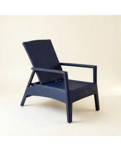 Lake Bluff Outdoor Lounge Chair - Navy (synthetic illustration; no displayed measurements)