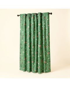 Beaded Floral/Flower Semi-Sheer Thermal Single Curtain Panel (synthetic illustration; no displayed measurements)
