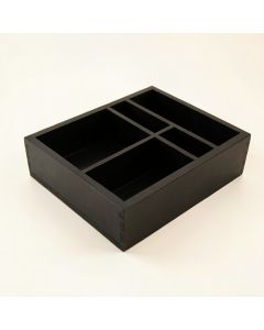 Vale Bluff Empty Pantry Drawer Organizer Insert - Black (synthetic illustration; no displayed measurements)