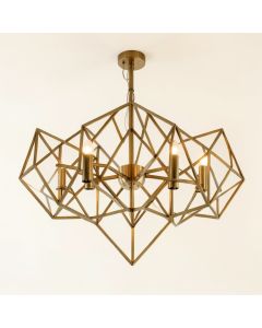 Coyle 4 - Light Unique Geometric Chandelier (synthetic illustration; no displayed measurements)