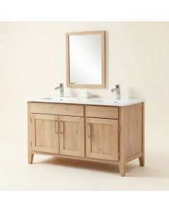 Malbork 48 '' Double Sink Bathroom Vanity Set (synthetic illustration; no displayed measurements)