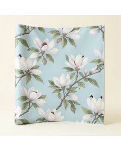 Chinese Peacock Magnolia Textile Wallpaper (synthetic illustration; no displayed measurements)