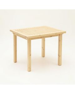 Ridge Bridge Patio Table - Ivory (synthetic illustration; no displayed measurements)