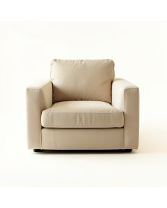 Bay Brook Upholstered Armchair - Beige (synthetic illustration; no displayed measurements)