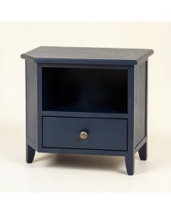 Flint Edge Nightstand - Navy (synthetic illustration; no displayed measurements)