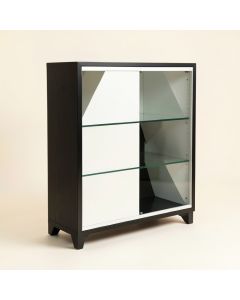 Ignacio Geometric Bookcase (synthetic illustration; no displayed measurements)