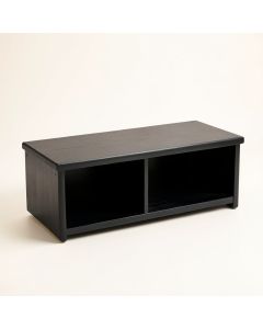 Lake Brook Shoe Storage Bench - Black (synthetic illustration; no displayed measurements)
