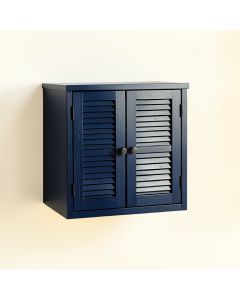 Cliff Branch Wall-Mounted Entry Cabinet - Navy (synthetic illustration; no displayed measurements)