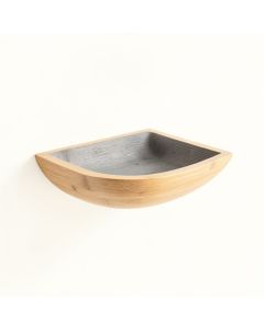 Pine Crossing Wall-Mounted Cat Perch - Gray (synthetic illustration; no displayed measurements)