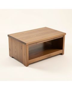 Daniah Solid Wood Coffee Table With Storage (synthetic illustration; no displayed measurements)