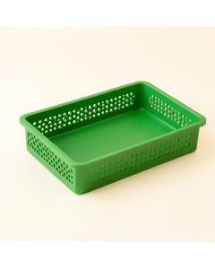 Sage Dale Empty Under-Desk Cable Tray - Green (synthetic illustration; no displayed measurements)