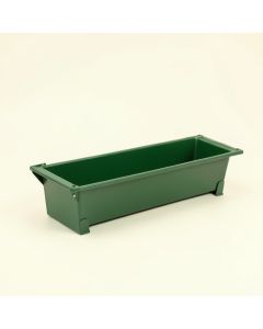 Shore Crest Empty Railing Planter With Integral Brackets - Green (synthetic illustration; no displayed measurements)