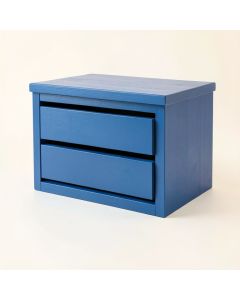 Hazel Dell Small-Parts Storage Drawer Cabinet - Blue (synthetic illustration; no displayed measurements)