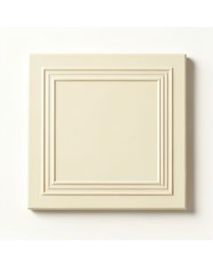 Field Arc Uninstalled Square Decorative Tile - Ivory (synthetic illustration; no displayed measurements)