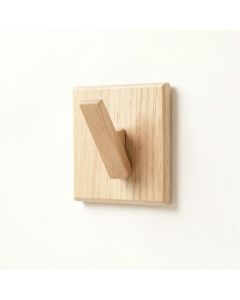 Holly Branch Wall-Mounted Robe Hook - Beige (synthetic illustration; no displayed measurements)